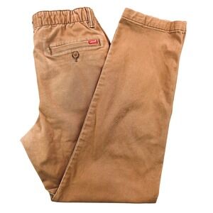 Levi's XX Chino EZ-Waist Taper Fit Pants Mens S Brown All Season Tech Elastic